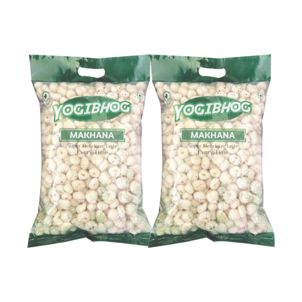YOGIBHOG MAKHANA Fox Nuts 500g  | Healthy Snacks| Organic Indian Food | Rich In Nutrients Pack of 2 (2x250g) - Image 4